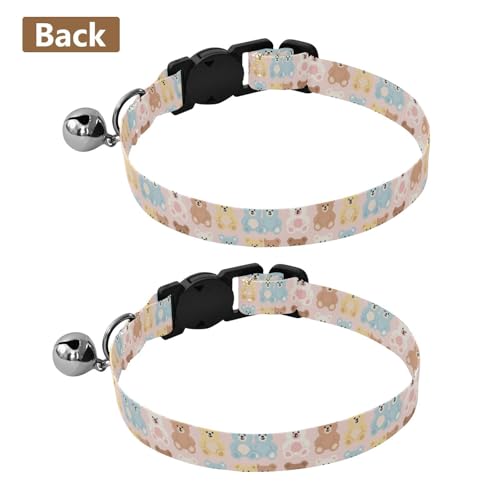 Collares para perros pequeños y medianos con campana, 2 unidades miniatura 3