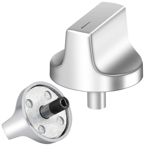Upgraded W11517334 for Whirlpool Stove Knobs Replacements, Compatible with Gas Ranges WEG745H0FS0 WEG745H0FS1 WEG515S0FS0, Replaces W10850033 W11122869 Cooktop Burner Control Knobs