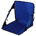Crazy Creek Products RED Lodge- Montana - USA HEX 2.0 Original Chair Camping, Stadium Seating All Terrains, Adjustable Straps, Compact Design, Water-Resistant, Black/Royal Blue