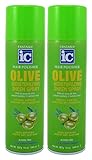 Fantasia IC Moisturizing Olive Sheen Spray 14 Ounce (414ml) (Pack of 2)