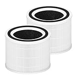 Core 300 Replacement Filter for LEVOIT Core 300 Core300-P Core 300S Core 300-P Air Purifier, Core 300-RF, 3-in-1 HEPA Activated Carbon, 2 Pack