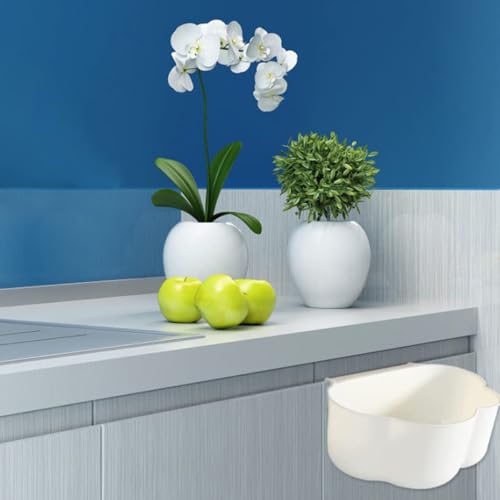 Contenedor Colgante para Basura de Cocina Pequeño Blanco miniatura 7