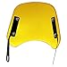 Universal Motorcycle Windshield Windscreen Deflector for 5 '' - 7 '' Headlights Motorcycle (Yellow)
