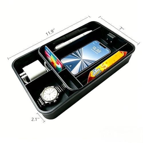 keketuohai Car Armrest Extra Storage Box Black by keketuohai - Used condition - Image 5