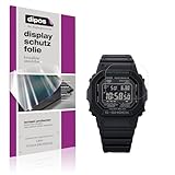 dipos I 6x Protector de pantalla compatible con Casio G-Shock GW-5000-HS pelicula protectora claro