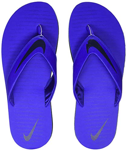 Image of Nike Men's Chroma Thong 5 RacerBlue /Obsidian Flip Flops Sandals-12 UK /India (47.5 EU) (833808-409)
