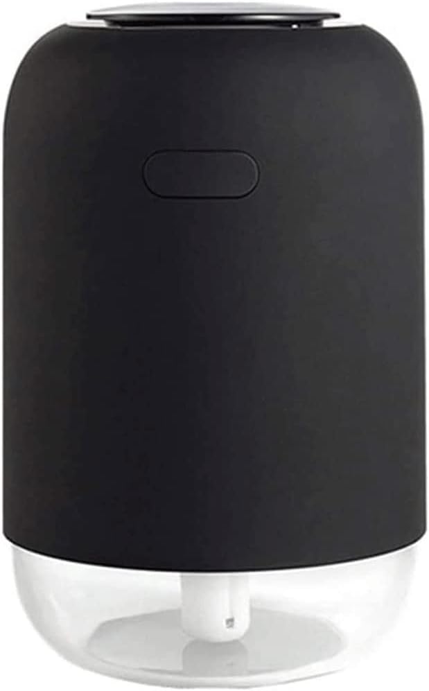 Cool Mistfor Home LED Night Light Ultra Top Fill Quiet Baby Plant Easy Clean Humidifiers for Large Room Living Room Office (Color : Black)