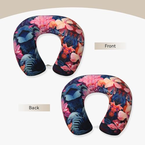Almohada U-shaped espuma memoria 30x25 cm lavable miniatura 2