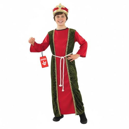 fun shack Red Wise Man Costume for Kids, Wiseman Costume Boys, Nativity Costumes for Kids,...