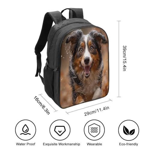 Mochila escolar de Border Collie para niñas que buscan espacio sin dolor de espalda 2
