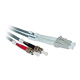 LC/ST 10-Meters Multimode Duplex Fiber Optic Cable 50/125, (CNE73279)