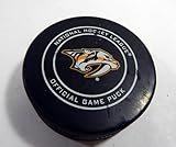 2018 Nashville Predators Vs. Anaheim Ducks Game Used Puck DP61277 - NHL Unsigned Game Used Pucks