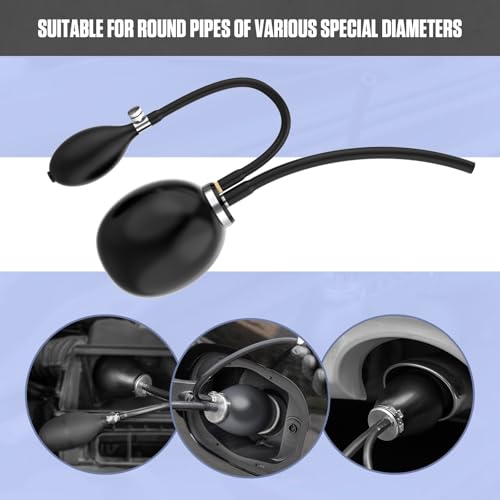 MOTOCOCHE Universal Easy Intake Adapter Inflatable Bladder EVAP Leak Adapters Automotive Smoke Machine Gas Cap Adapter for Sealing Off Intake Tubes/Exhaust Pipe & Smoke Machine Tests