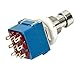 ESUPPORT 3PDT 9 Pins Box Stomp Guitar Effect Pedal Foot Switch True Bypass Metal Pack of 10