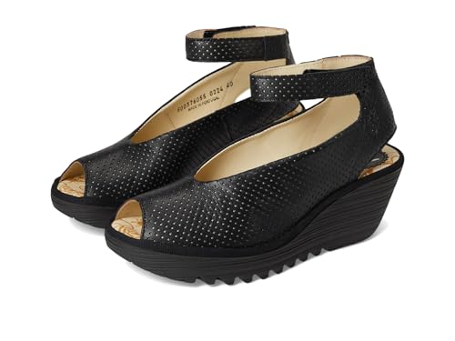 FLY London Women's Yala376fly Perf Wedge Sandal