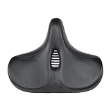 Fahrradsattel – Sattel für Fahrrad, stoßdämpfender PU-Komfort-Fahrradsattel, wasserdichter Fahrradkissen-Ersatz für Männer und Frauen, Reiten, Roller, Rennrad, Mountainbike, Touren und Reisen