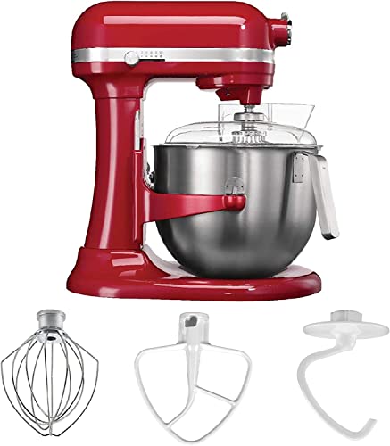 Kitchen Mixers Attachments Including K45Dh Coated C-Dough Hook&K45B Coated Flat Beater&K45Ww Wire Whip 3 Set Compatible For 4.5 Qt Tilt-Head Stand Mixer By Miflus #TOP7