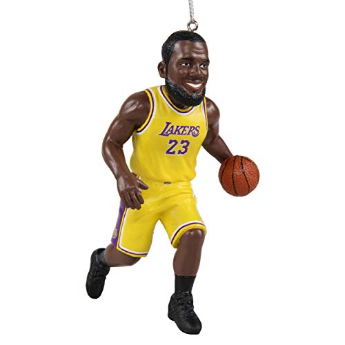 Foco Lebron James La Lakers Resin Player Christmas Ornament
