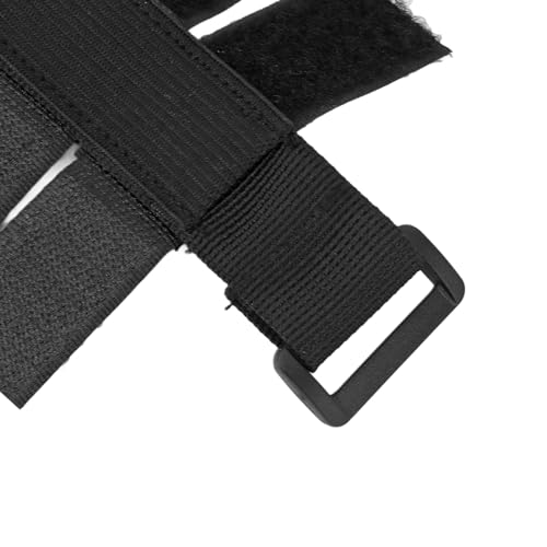 Qukaim Löffelgabel Universal-Manschette Utensilienhalter Gurt 2 Stück Löffel Gabel Universal-Manschette, verstellbare Größe verhindert Verrutschen, ideal für ältere Menschen und Behinderte,