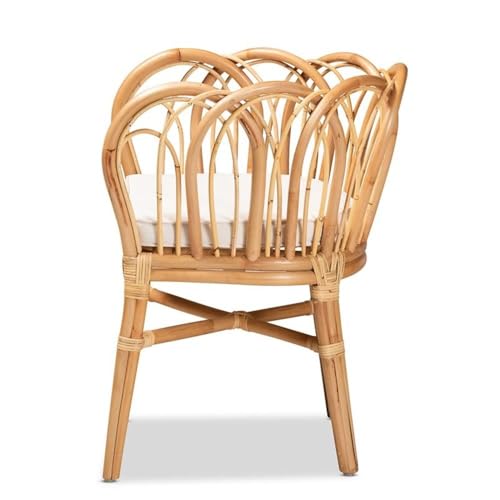 Sillón Rattan Natural con Respaldo Curvo miniatura 5