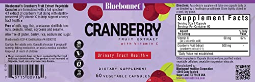 Bluebonnet Super Fruit Cranberry Supplement, 60 Count #TOP1