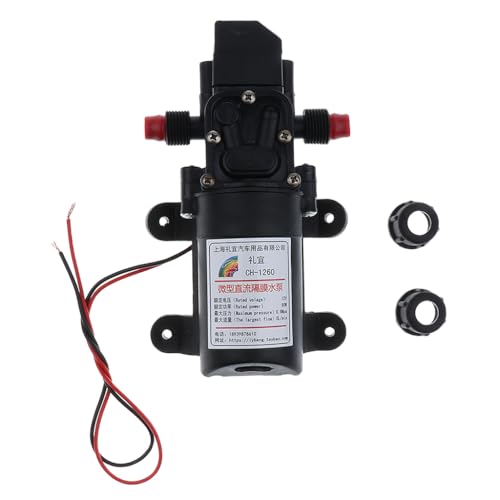 Bomba de agua de diafragma automática de 12V con sistema de presión de alta eficiencia