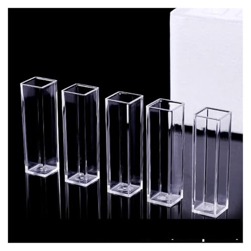 MENGXIU - MENGKE Cuvette de fluorimètre en plastique de 10 mm, 100 pièces
