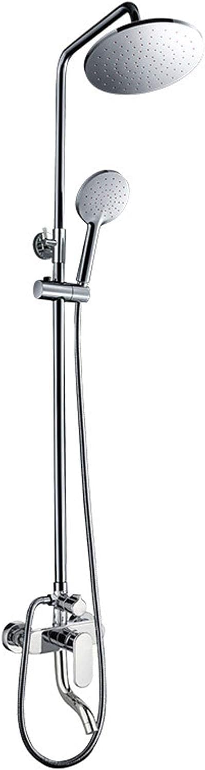 Douche chromée argentée idéale pour équiper les salles de bain d'hôtel et espaces bien-être