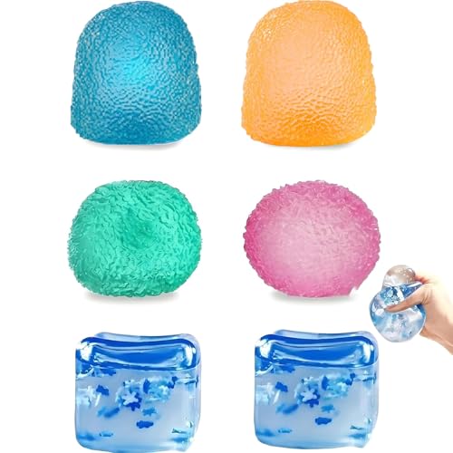 Chanyi9588 6Pcs Squishy Set Ice Cube Squishy And Squeeze Toys