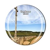 Vosne-Romanee Francia Imán para nevera de viaje, recuerdo para refrigerador, colección de pegatinas magnéticas