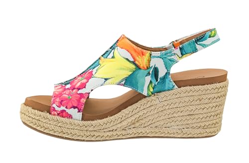Image of Corkys Footwear Womens Carley Wedges, Featuring Corkys EVA Foam Cushioned Insoles, A 2.5 Inch Heel, Lightweight For All Day Wear, And Hook And Loop Closure