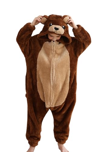 ATOZ Onesie for Kids, Animal Pajamas Halloween Cosplay Costume for Girls Boys