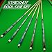 SYNCSHOT Pool Cue Set of 5 - Pool Sticks for Adults, 58