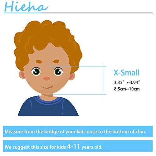 Hieha Full Face Snorkel Mask for Kids &Adults - 2020 Newly Released Anti-Fogging Anti-Leak Snorkeling Set with Detachable Camera Mount & Dive Mask Safety Breathing System Dry Top Set Foldable Diving - Thumbnail 6