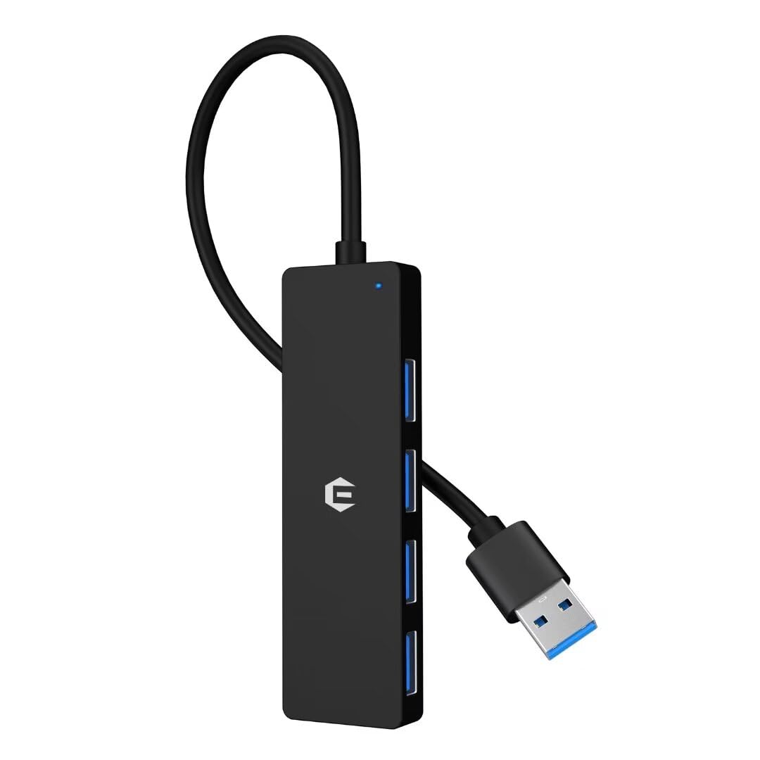 OOTDAY USB C Ethernet Adapter, 4 in 1 USB C Multiport with Fast Data Transfer, USB 3.0 USB Extension Compatible with Desktop Computers and Other Laptops