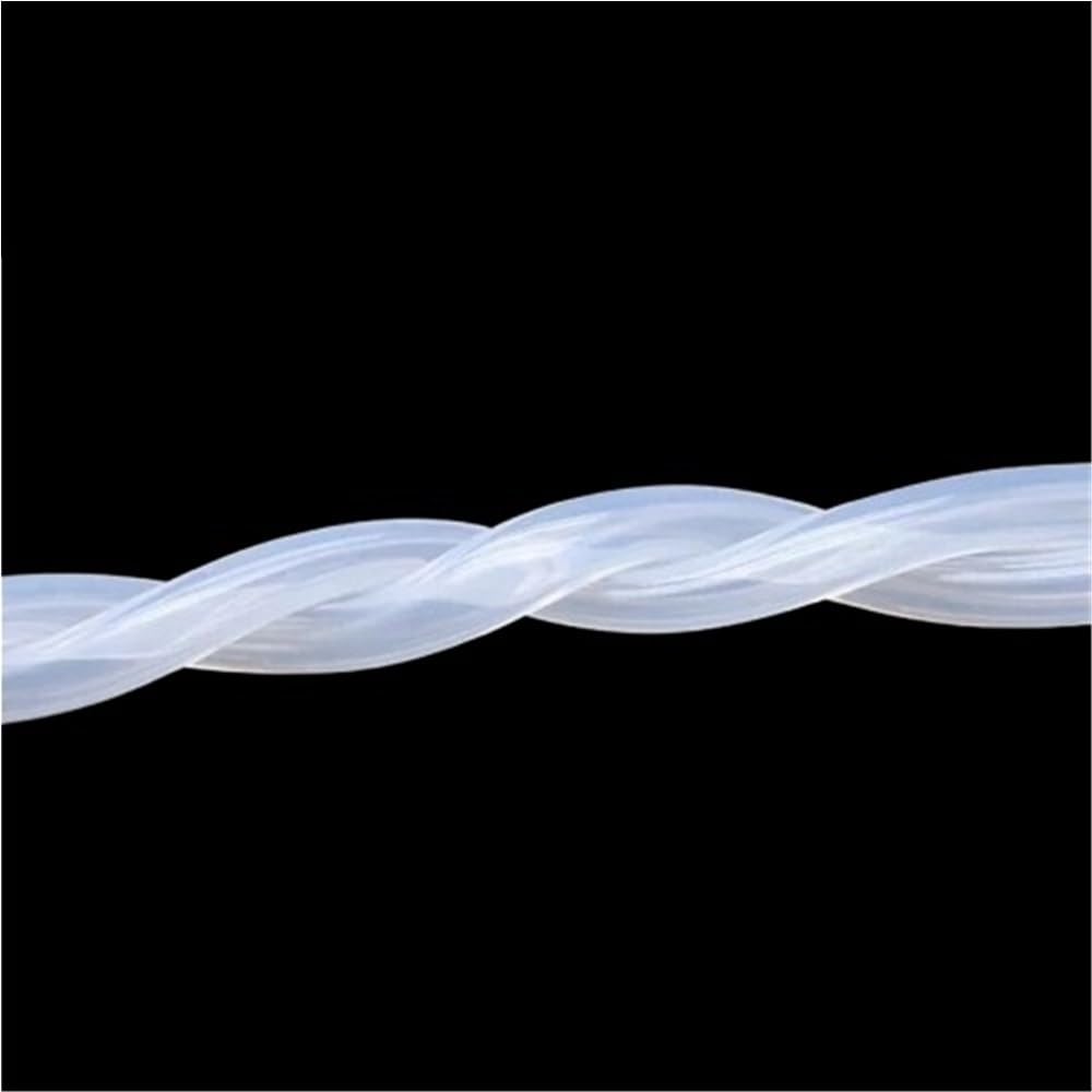 Tubo flexible de silicona de 1 metro, diámetro interior de 0,5 mm a 50 mm, manguera de goma de silicona transparente, tubo de refrigeración por vacío.(50 * 60mm)