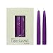 Zest Candle 12-Piece Taper Candles, 6-Inch, Purple