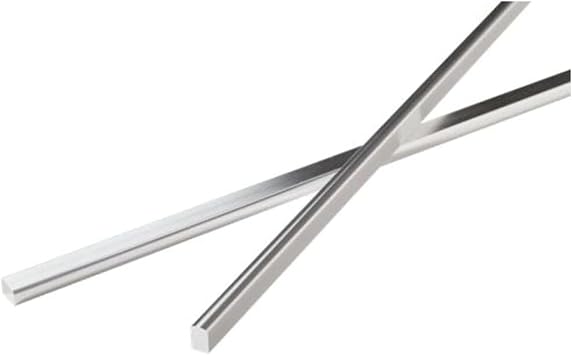 Stainless Steel Bullnose Pencil Liner Trim Tile Sleek Metal Accent for Kitchen Backsplash, Bathroom Wall, Shower Edges & Decorative Transitions 1 Piece