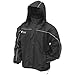 FROGG TOGGS Men's Toadz Highway Reflective Waterproof Rain Jacket, Black/Silver, XX-Large, NTH65125