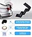 Rear Bumper Protector, Rear Bumper Guard Black Rubber Scratch Durable and Flexible, Rubber Bumper Protector for SUV/Cars, Easy D.I.Y. Installation(35.8Inch)