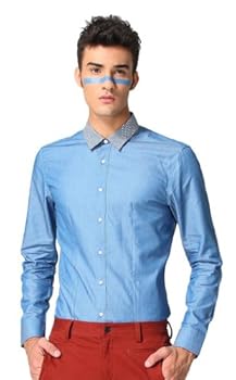 AlohaCc Men's Slim Long-Sleeved Shirt UF6022 (Small)