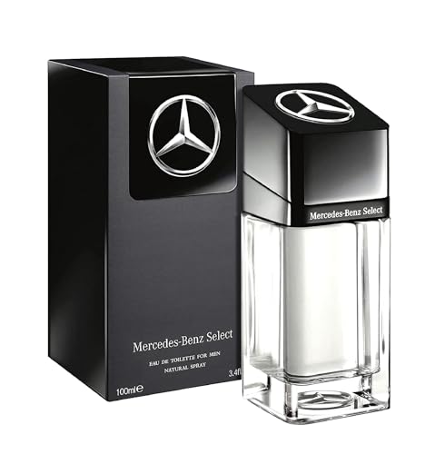 Mercedes-Benz Select - Eau de Toilette for Men - Long Lasting Mens Fragrance with Bergamot, Mint, Musk Notes - Fruity Woody Cologne for Men - 3.4 oz
