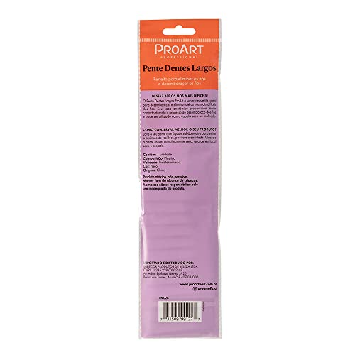 Pente de Dentes Largos Preto - ProArt
