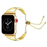 ❤❤ Als Großes Geschenk - Dieses stilvolle elegant Watch Band ist perfekt für Mädchen und Frauen und muss die besten Geschenke für Hochzeitstag, Geburtstag, Valentinstag, Muttertag, Weihnachten, Erntedankfest, Neujahr usw. sein.