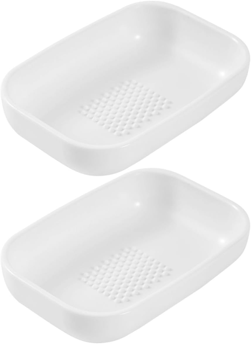 2pcs Garlic Ginger Grater, ABS Plastic Kitchen Masher