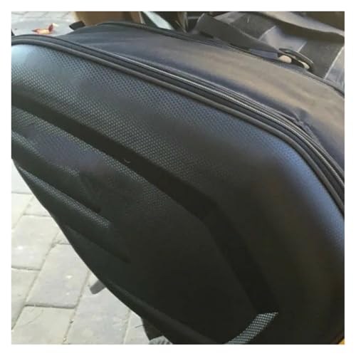 Alforjas para motocicleta SA212 con kit de protección plástica y cubierta pluvial 5