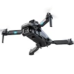 Lipa KF-613 Quadcopter Drone - Mini quadcoptère - Avec double caméra - Pour enfants et adultes - 40 minutes de vol - Intérieur et extérieur - LED - Application et Wi-Fi