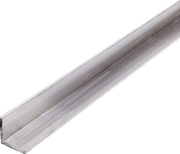 8' Long 1" x 1" Aluminum Angle 1/8" Thick 6061 Perfect for Brackets, Framing, Fabrication, Custom DIY Projects, & More