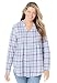Women's Plus Size Pintuck Flannel Bigshirt