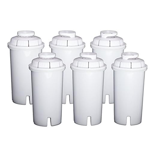 Sapphire Water Filters compatible with Sapphire, Brita and Pur Pitchers, 6-Pack